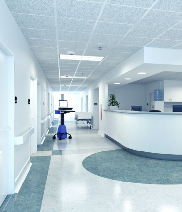 Piso vinílico hospitalar para áreas cirúrgicas